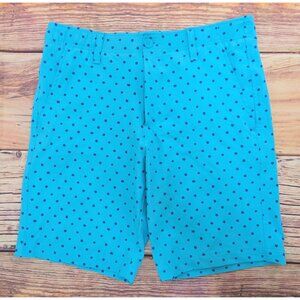 Under Armour Mens Blue Floral Print Golf Shorts 32